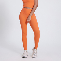 Pantalons de yoga à contrôle du ventre effet seconde peau doux 3.0 Taille haute Rehaussement des hanches Leggings de sport pour la salle de sport Tenues de course pour femmes