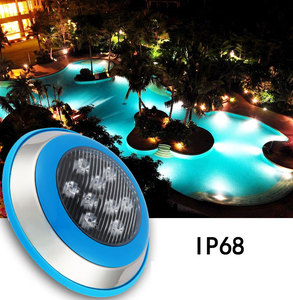 Bảy màu sắc thay đổi bằng điều khiển từ xa với chức năng ghi nhớ 18 Wát RGB <span class=keywords><strong>LED</strong></span> dưới nước Spotlight - Product Image 4