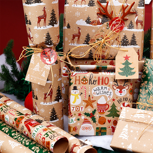 Factory Wholesale <b>Christmas</b> <b>Wrapping</b> <b>Paper</b> 50 X 70 cm Packaging Gift <b>Wrapping</b> <b>Paper</b> - Product Image 2