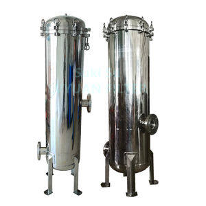 Stainless Steel Liquid Beverage Filtration Pressure Vessel Housing Single Cartridge Multi Filter High Capacity CE Certified - Product Image 4