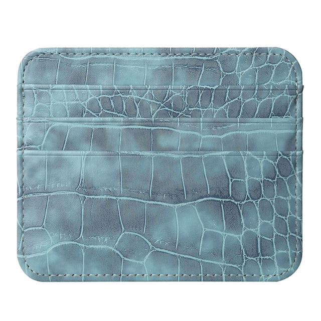 Peau de crocodile bleue