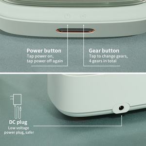 เครื่องทำความสะอาดอัลตราโซนิกแบบพกพาสำหรับบ้าน OEM ความถี่สูง ทำความสะอาดรอบทิศทาง 360 องศา สำหรับแว่นตาและเครื่องประดับ - Product Image 6