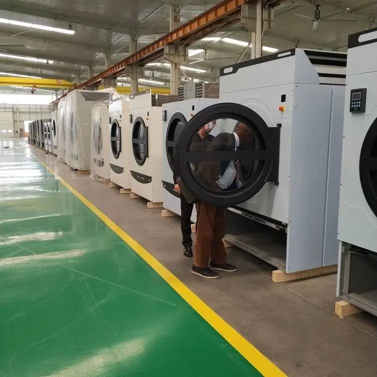 Máquina de secar roupa comercial totalmente automática para hotéis com capacidade de 50kg