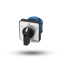 Commutateur rotatif universel CanTak LW26-25 1-0-2 1p avec certificat CE, interrupteur de changement de tension