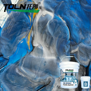 Campione Gratuito: Rivestimento Autolivellante per Pavimenti in Resina Epossidica <span class=keywords><strong>3D</strong></span>, Vernice Liquida Artistica Metallizzata ad Alta Resistenza ai Graffi - Product Image 2