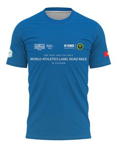 T-shirt de course personnalisé pour le sport, matière 95% coton 5% élasthanne, vente en gros, fabrication au Vietnam - Product Image 1