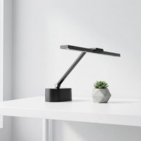 Lampe de table LED 24W de haute qualité, CRI 95+, protection oculaire, lampe de bureau pour enfants, lampe d'étude moderne pliable multi-articulations avec minuterie