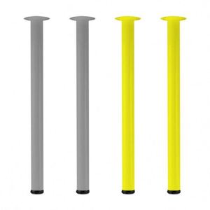 Patas de Escritorio Metálicas Ajustables de 18 Pulgadas, Resistentes, Blancas, Modernas, para Sala de Estar, Dormitorio, Oficina, Cafetería, Cocina, Exterior, Taller, Hotel - Product Image 3