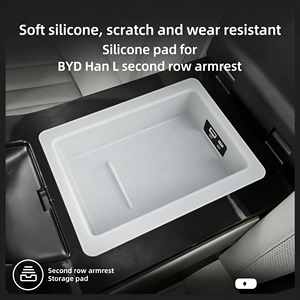 Almohadilla de Silicona para Reposabrazos Trasero, Ajuste Personalizado 3D para BYD Han L, Alfombrilla para Reposabrazos del Asiento Trasero, Accesorios Interiores - Product Image 2