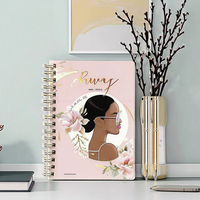 Agenda spiralé personnalisé A5, couverture rigide, affirmations, gratitude, journal de soins personnels, manifestation, prière, sermon, Bible, carnet de notes, boîte cadeau