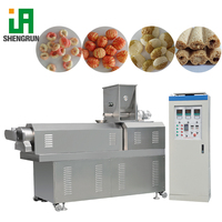 Ligne d'extrusion de snacks soufflés au maïs, machine à extruder les snacks à base de farine de maïs, machine à extruder les snacks au fromage soufflés au maïs