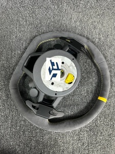 Volante Deportivo S-Line en Cuero Alcantara Completo con Botón de Arranque para Audi R8 TTRS C6 C7 S7 S4 A4 B8 RS3 SQ5 S5 B9 A6 C8 A3 <span class=keywords><strong>2018</strong></span> - Product Image 6