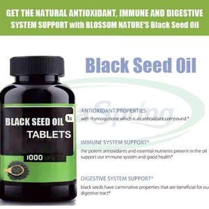 VitaSpring OEM Zwarte Komijnzaadolie Tabletten Oregano Olie Supplement Private Label 1500mg Halal Biologische Zwarte Komijnzaadolie Tabletten - Product Image 2