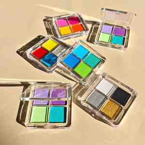 Paleta de Maquillaje Facial y de Ojos de Doble Uso, Sombra de Ojos con Brillo Perlado No Tóxica y Pintura Corporal para Maquillaje Diario y de Escenario - Product Image 4