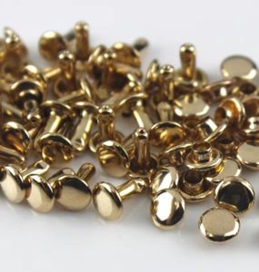 Remaches de Metal de Latón con Doble Cabeza, Remaches Redondos para Manualidades en Cuero, Bolsos, Cinturones, Prendas, Sombreros, Zapatos, Collares para Mascotas, Decoración - Product Image 5