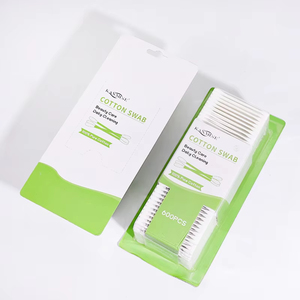 600pcs Biodegradable Paper Stick Cotton Buds with Blister Packaging Excellent for <b>Eye</b> and Ear <b>Care</b> - Product Image 4