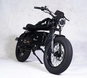 Motocicleta Eléctrica Todoterreno de Largo Alcance para Adultos, con Neumáticos Anchos, Estilo Retro, Alto Torque, Batería de Litio Integrada - Product Image 1
