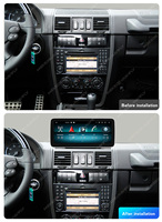 MEKEDE-Reproductor de DVD para coche, Radio con navegación GPS, Android, 4K, compatible con DSP integrado BT, para Benz Clase G G500 W461 W463