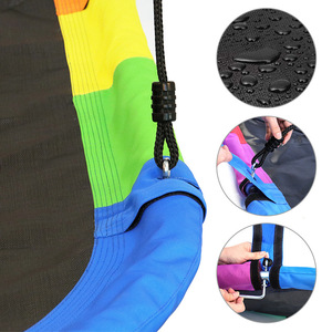 Balançoire de jardin en tissu Oxford 150x80cm pour enfants et adultes avec corde réglable - Product Image 3