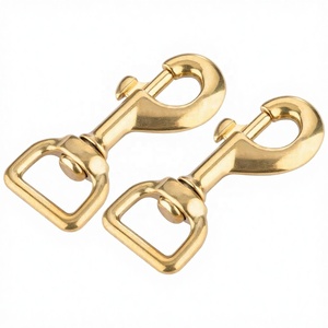 Moschettone a Molla Girevole in Ottone Marino per Guinzaglio per Cani, Gancio di Bloccaggio 27*78mm, Accessori per Attrezzature Nautiche e Yacht - Product Image 3