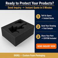 Emballage de protection intérieur pour boîte cadeau, en mousse et éponge de forme spéciale, écologique, résistant aux chocs