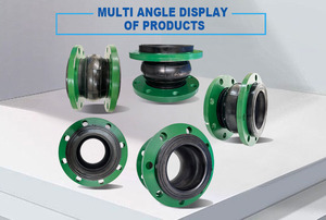 Chất lượng cao DN25 DN50 DN100 EPDM NBR Nitrile Neoprene PTFE lót cao su đôi hình cầu nổi linh hoạt mở rộng doanh - Product Image 2