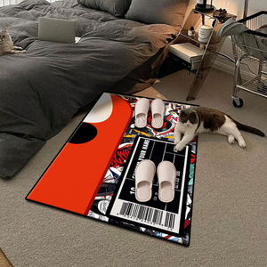 Tapis antidérapant personnalisé tapis en spirale impression 3d tapis de chambre à coucher Home Decora tapis de baskets tapis de boîte à chaussures tapis paillassons - Product Image 3