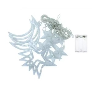 Evermore Wholesale Christmas Home Decor Garden Outdoor Decorative Low Voltage Crystal <b>Led</b> <b>Star</b> fairy Curtain <b>Lights</b> - Product Image 5