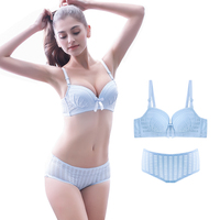 Gambar Set Bra dan Panty NYLON Berenda Push Up yang Seksi, Mewah, dan Bernapas