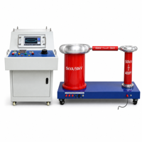 Sistema de Medición de Descargas Parciales (PD) con Transformador de Prueba de Alta Tensión (HV) Sumergido en Aceite, 5kVA 50kV, para Pruebas AC Hipot y Subestaciones