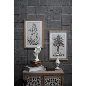 INNOVA-pintura al óleo de flor pintada a mano, arte de pared, decoración de granja rústica Pastoral, lienzo de cartón ecológico, venta al por mayor - Product Image 4