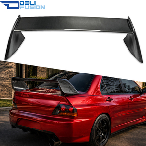 Alerón trasero parcial de fibra de carbono estilo FQ para Mitsubishi Lancer Evolution 7 8 9 EVO VII VIII IX CT9A, años 2001-2007 - Product Image 1