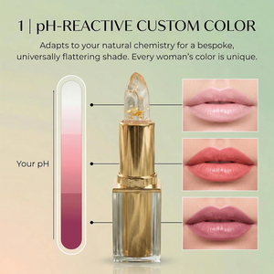 Bálsamo <span class=keywords><strong>Labial</strong></span> con Lámina de Oro que Cambia de Color, Personalizado OEM, con PH 8+, Humectante y de Larga Duración (8+ Horas) para Mujeres - Product Image 3
