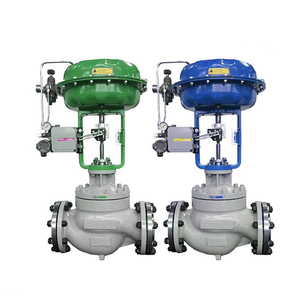 Vanne de régulation pneumatique à diaphragme à 2 voies de haute qualité Covna, vanne pneumatique pour air comprimé, vapeur, eau, gaz avec positionneur - Product Image 1