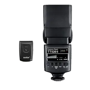 godox speedlite sony Suppliers-Lampu Kilat Kamera Godox TT520II Sinyal Nirkabel Bawaan 433MHz, Cocok untuk Kamera SLR Canon Nikon Pentax Sony Fuji Olympus