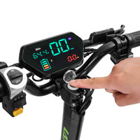 Güçlü 3 büyük tekerlekler tüm arazi kapalı yol 30Ah pil yetişkinler için elektrikli E Scooter
