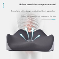 Coussin de siège en mousse à mémoire de forme de qualité commerciale certifié TB117, ergonomique et orthopédique, pour le bureau et la conduite, ignifuge