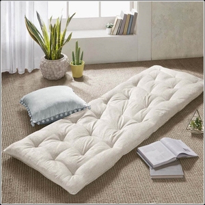 Cojín de suelo con mechones, suave y grueso, para interiores, de fábrica en Vietnam, OEM ODM, color personalizado, para dormitorio, lectura, tatami, descanso en el hogar - Product Image 1