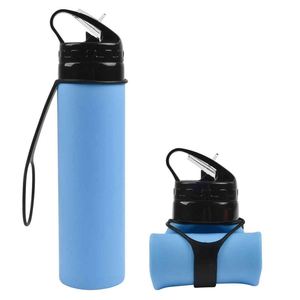 ขวดน้ำสแตนเลสแบบกำหนดเองพร้อมหลอดดูดในตัวและฝาปิดซิลิโคน - Product Image 1