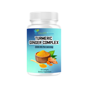 Cápsulas de Gel Suave de Cúrcuma y Jengibre a Precio Reducido, 120 Unidades, Suplemento Herbal Natural que Apoya el Sistema Inmunológico y la Gestión de la Energía - Product Image 1