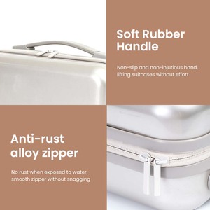 Maleta <span class=keywords><strong>de</strong></span> Maquillaje con Ruedas, Ecológica, Moderna, Ligera, Impermeable, <span class=keywords><strong>de</strong></span> ABS y Poliéster, Unisex, con Cierre <span class=keywords><strong>de</strong></span> Cremallera - Product Image 2