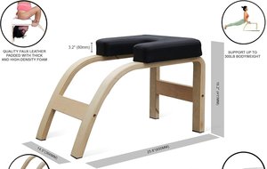 Silla invertida <span class=keywords><strong>de</strong></span> Yoga para entrenamiento <span class=keywords><strong>de</strong></span> <span class=keywords><strong>fuerza</strong></span> central, manualidades <span class=keywords><strong>de</strong></span> madera, marco <span class=keywords><strong>de</strong></span> soporte <span class=keywords><strong>de</strong></span> banco, curva trasera, Asana, ejercicio, cajas <span class=keywords><strong>de</strong></span> madera, carteles <span class=keywords><strong>de</strong></span> pared - Product Image 5