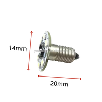 E10 E14 12VAC/DC 24VAC/DC 60VAC 110-120VAC Éclairage de foire d'amusement Lumière ponctuelle LED décorative de couleur unique
