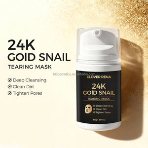 Kollajen ve Ginseng ve salyangoz özü hyaluronik asit jel yüz maskesi nemlendirici sıkılaştırıcı anti-kırışıklık faydaları-Jumbo aile paketi - Product Image 2