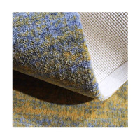 Tapis de prière de mosquée de luxe en laine jacquard tissée à poils longs, antidérapant, épais et lavable, pour salle de prière musulmane