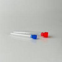 Tubo de Orina de Plástico Transparente de Alto Brillo para Centros de Investigación Médica, Base Redonda Lisa para Pruebas Bioquímicas de Orina