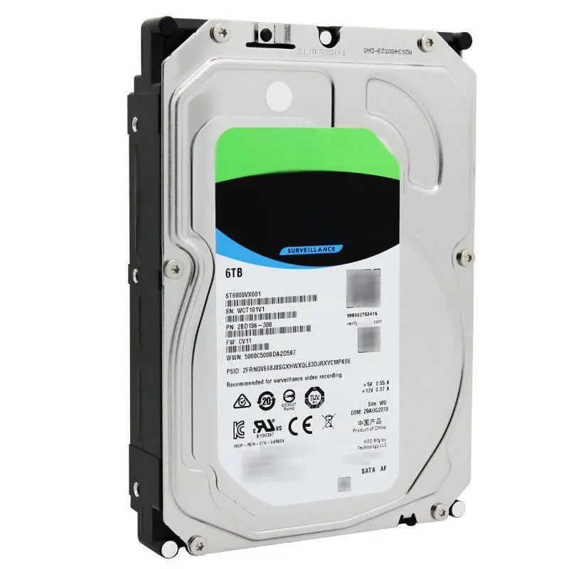 Precio más bajo para HDD SATA original de segunda mano ST6000VX001 6TB 3.5in 6Gbps 7,2 K RPM HDD