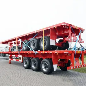 BERKLEY Manufacturer 2 3 4 Axles Multi-axle Flatbed Low Bed Trailers Loader Flat Bed Truck Semi Trailer