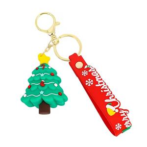 Llaveros 3D de PVC, Lindos Llaveros de Muñeco 3D de Árbol de Navidad y Muñeco de Nieve para el Año Nuevo, Llavero para Coche, Regalo para Niños, Fabricantes de Llaveros al por Mayor - Product Image 3