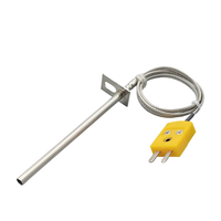 Sonde de température de type K SUS304, 500mm, Thermocouple étanche, contrôleur industriel de haute précision